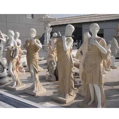 欧式人物石头喷泉 日照石材雕塑厂家的艺术传承与工艺创新